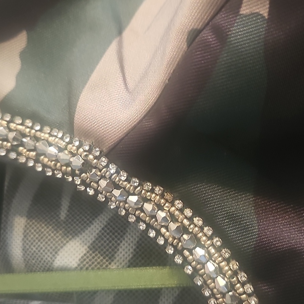 NWT Cassandea Stone for Mac Duggal 2 piece Camo and Crystal Gown - Picture 6 of 9